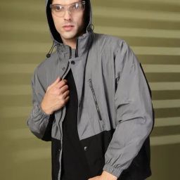 Chkokko Multi Relaxed Fit Colourblocked Hooded Jackets-picture-20