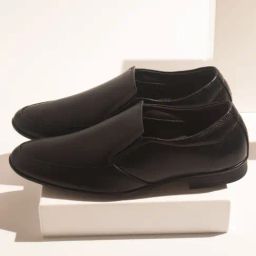 Privo Men's Black Formal Loafers-image-84