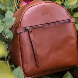 Celtic Brown Leather Backpack-picture-39