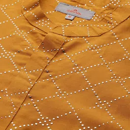 Anouk Printed Regular Mukaish Kurta with Trousers image 2