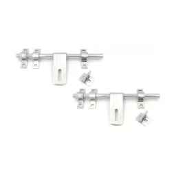 Legal 2PCS 304.8 mm (12 Inch) aldrop 3line Stainless Steel Latching Draw Hasp-image-38