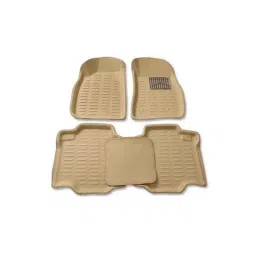 Oscar 3D Beige Foot Mat For Maruti Suzuki Swift Dzire 2012-2014 Set-17