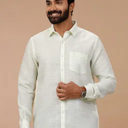 Ramraj Men Micro Checks Checked Casual Shirt-image-76