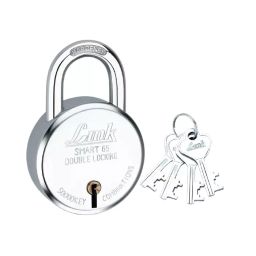 Link Smart PadLock with 4 Keys Steelness Steel 65 mm-image-42