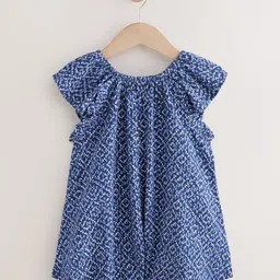 NEXT Girls Cotton Printed Playsuit-image-41