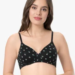 Every De by Amante Black Non Padded Non Wired Full Coverage Bra-image-89