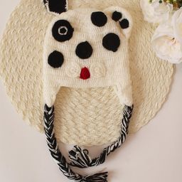 Woonie Crochet Handmade Dalmation Cap - Cream-picture-39
