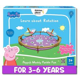 ThinkerPlace Peppa Pig DIY Muddy Puddle Spin Tops Game Toy-4