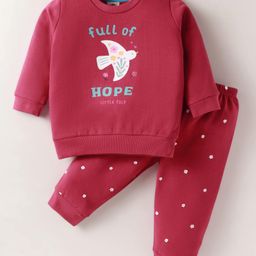 Zero Female Fleece Full Sleeves Winter Wear Suits Wine XXL-image-50