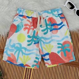 The Lion and the Fish Fruits Printed Shorts - Multi Colour-image-63