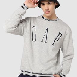 GAP Men Brand Logo Printed Cotton Sweatshirt-picture-20