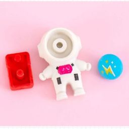 QIPS Space Astronaut 3D Erasers for Kids - Set of 36 (Assorted colors) image 3