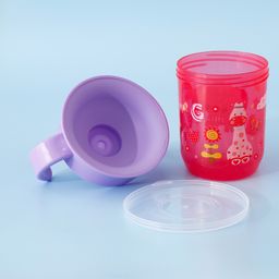 fab n funky Mug With Handle & Lid Red- 260 ml image 4