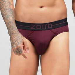 Zoiro Men Solid Mid-Rise Basic Briefs-picture-54