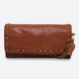 Art N Vintage Olivia Cognac Leather Embellished  Clutch-picture-20