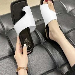 Shoetopia Kids White & Black Casual Sandals-image-91