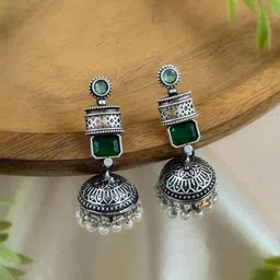 NAMAN ARTS Contemporary Jhumkas Earrings-0