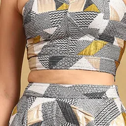 Label Ritu Kumar Multicolor Printed Co-Ord Set image 4