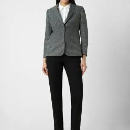 Van Heusen Grey Checks Blazer image 4