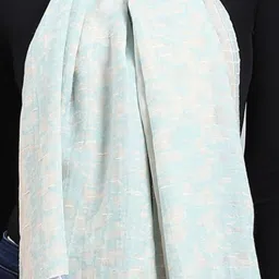 Monte Carlo Blue Printed Stole image 4