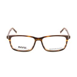 INVU A4017B Brown Full Rim Rectangular Frame-image-17