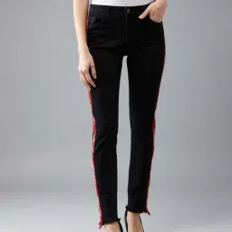 DOLCE CRUDO Black High Rise Jeans-image-62