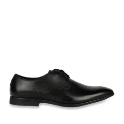 Clark Men's Bampton Park Black Derby Shoes-image-97