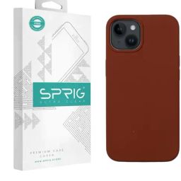 Sprig Liquid Silicone Back Cover for APPLE iPhone 14 Plus (Brown)-image-86