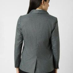 Van Heusen Grey Checks Blazer image 2