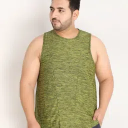 Chkokko Olive Green Regular Fit T-Shirt-picture-12