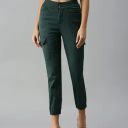 SHOWOFF Jogger Clean Look Green Jeans-image-34