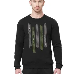 Sweet Dreams Black Regular Fit Round Neck Sweatshirt-picture-9