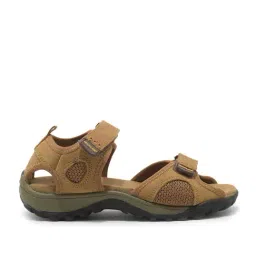 Woodland Men's Camel Floater Sandals-image-50