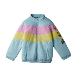 The Souled Store Kids Multicolor Color Block Full Sleeves Minions Puffer Jacket-image-95