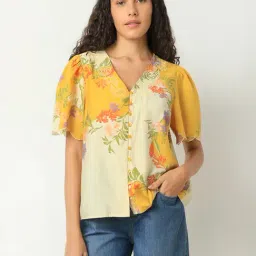 Vero Moda Yellow Floral Print Top-picture-21