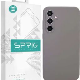 Sprig Liquid Silicone Back Cover for SAMSUNG Galaxy S23 FE 5G (Grey)-image-94