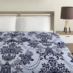 Swayam Sparkle Blue Cotton Blend 120 TC Comforter - Set of 1 image 2