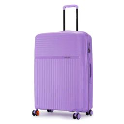 Nasher Miles Krabi Purple 8 Wheels Large Hard Cabin Trolley Bag-image-98