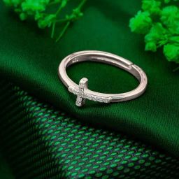 Silberry 92.5 Sterling Silver Christ Halo Ring-image-55