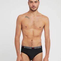Guess Multi Regular Fit Solid Brief (Pack of 3)-picture-18