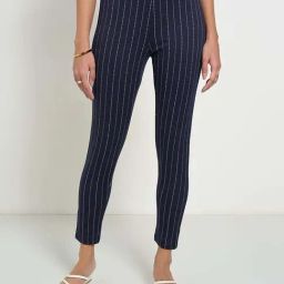 Annabelle by Pantaloons Navy Striped Treggings-image-82
