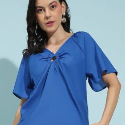 Oxolloxo Blue Solid Top-image-32