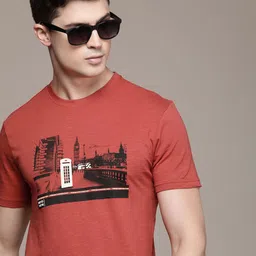 French Connection Graphic Printed Pure Cotton T-shirt-image-26