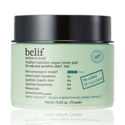 Belif Problem Solution Vegan Toner Pad - 150 ml-0