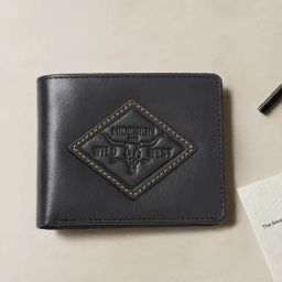 Hidesign WILD WEST  Black Casual Leather Bi-Fold Wallet for men-16