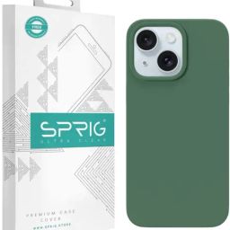 Sprig Back Cover for Apple iPhone 15 Plus (Green)-picture-13