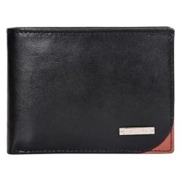 SASSORA ENZO Black Leather Bi-Fold Wallet-image-20