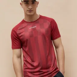 Fame Forever By Lifestyle Red Regular Fit Printed Sports T-Shirt-picture-24