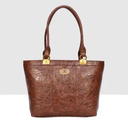 Esbeda Tan Designer Textured Medium Shoulder Bag-image-3