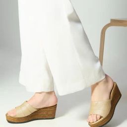 Inc.5 Women's Antique Gold Casual Wedges-image-98